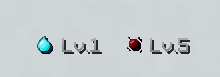 Action bar HUD showing Hydro in the secondary slot and Blood in the primary slot
